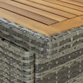thumbnail image 5 of vidaXL 3 Piece Bar Set Poly Rattan Grey, 5 of 5