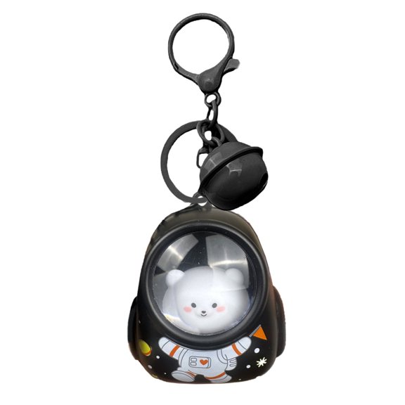 Fashionable LED Bear Keyring Night Light Portable for School Bags and More