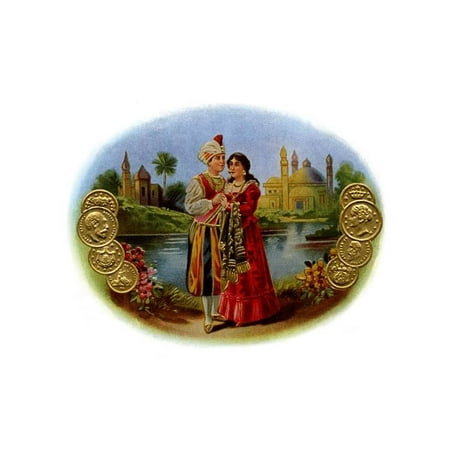 "Indian Lovers" Print (Canvas 24x36)