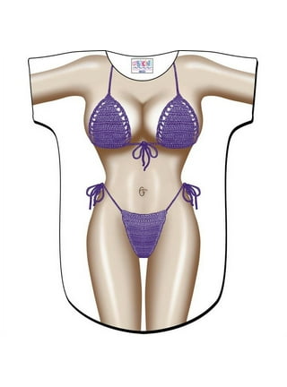 LA Imprints Fantasy Coverup Purple Lingerie Bikini Body Coverup T-Shirt