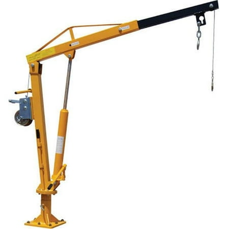 Vestil Jib Crane, Base Mounted, 2,000 lb Capacity, Height Under Span: 7 ft WTJ-4