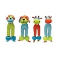 thumbnail image 7 of Dog Toy Indoor Outdoor Play Bright Double Tennis Ball Cuddle Chew Tug Toss Fetch (Blue Dog), 7 of 7