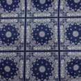 thumbnail image 3 of Shason Textile 45" x 3 yd Cotton Polyester Blend Bandana Sewing & Craft Fabric, Blue and White, 3 of 4