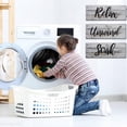thumbnail image 5 of 3 Pieces Bathroom Wall Art Farmhouse Wall Decors Relax Soak Unwind Breathe Rustic Bathroom Wooden Signs Funny Vintage Wooden Decor for Laundry Room Bathroom, 5 of 6