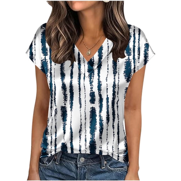 Blouse Tops for Women Plus Size,Womens Tops Cap Short Sleeve Satin Blouse V Neck Summer Spring Shirts Business Casual Outfits