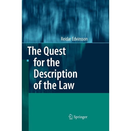 ISBN 9783642089435 product image for The Quest for the Description of the Law (Paperback) | upcitemdb.com