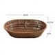 thumbnail image 3 of Cesta de mimbre para pan, bandejas para servir alimentos sobre la mesa, cesta de almacenamiento tejida a mano para frutas en el hogar, restaurantes y panaderías, 3 of 6