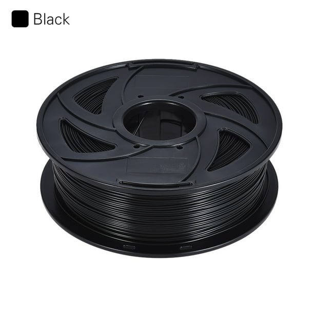 Abs 3d Printer Filament 3d Materials Dimensional Accuracy No Clogging Printing Consumables 1 75mm Diameter 1kg Spool Silk Black Walmart Com Walmart Com