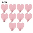 thumbnail image 3 of Wosthever Ganchos de pared multiusos de 10 piezas: adecuados para todos los entornos Fácil de instalar Gancho lindo en forma de corazón Decoración del hogar rosa, 3 of 6