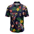 thumbnail image 3 of Camiseta hawaiana divertida para hombre con estampado de billar en 3D, camiseta holgada de verano para playa de manga corta de gran tamaño, ropa para hombre, 3 of 5