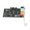 thumbnail image 1 of Sound Card, EAX Effects Stereo Audio Cards 24 Bit 48KHz  For Home Theater For 3D Games, 1 of 8