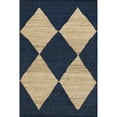 thumbnail image 2 of nuLOOM Pandora Diamond Jute Area Rug, 5' x 8', Navy, 2 of 9