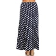 thumbnail image 4 of MOA COLLECTION Women's Ultra Comfort Stretch Maxi Skirt Relaxed Fit for Everyday Elegance, 4 of 4