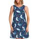 thumbnail image 1 of Fotbe Sea Sharks Vestido de Verano sin Mangas para Mujer – Vestido Midi Línea A, Estilo Camiseta Floral, Vestido Playero Casual y Fluido, 1 of 7