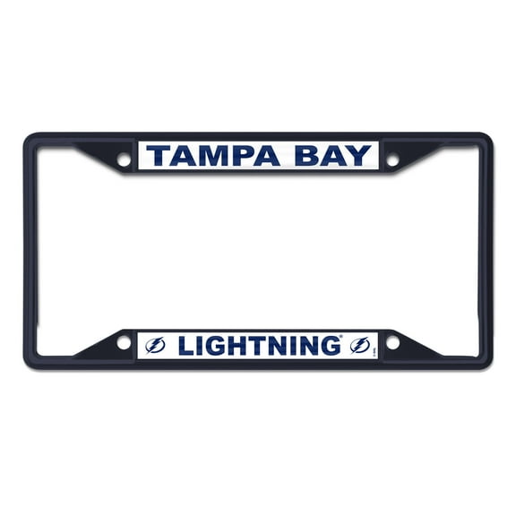 WinCraft Tampa Bay Lightning Chrome Colored License Plate Frame