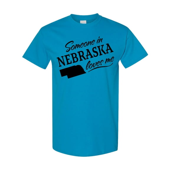 Inktastic Someone in Nebraska Loves Me T-Shirt
