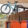 thumbnail image 2 of Screw in Ladder Bike Hooks Ceiling Hanger Wall Mounted Bicycle Chair Garage Organization Heavy Duty Vinyl Coated 4Pack, 2 of 4