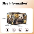 thumbnail image 5 of Gaeub Clear Sky Cute Sunflower Panda Print 4 Slice Toaster Cover,Bread Machine Cover,Dustproof Fingerprint Protectors and Greasy Protection Anti-sputtering, 5 of 7