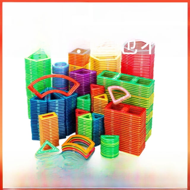 Recambio de hoja magnética para niños, bloques de construcción magnéticos, ventana de color magnético grande, hoja magnética dispersa