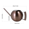 thumbnail image 2 of zhangmingg Stainless Steel Indoor Watering Can with Extended Long Spout for Precise Hydration in Home and Garden Spaces, 2 of 4
