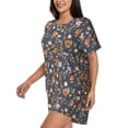 thumbnail image 2 of Lsque Wildflowers Women's Short-Sleeved Pajama Set - 2 Piece Soft and Lightweight Sleepwear Set-XX-Large, 2 of 9