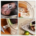 thumbnail image 3 of Glass Saucepan with Clid , 1.5L/50 FL OZ Heat-resistant salad bowl and Pan with Lid, The Handmade Glass Cooking Pot Safe for Pasta Noodle, Soup, Milk, Baby Food, 3 of 10