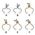 thumbnail image 4 of Qarigey Anillo de acero inoxidable Decoración personalizada Anillos ajustables Joyas decorativas para boda Fiesta de compromiso Festival Ropa, zapatos y accesorios Miscelánea Oro 5cm Qarigey AP016087-04, 4 of 6