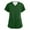 Dark Green&011125F, variant on Garbnen Women Scrub Tops Stretch V Neck Short Sleeve Nursing Uniforms with Pocket Solid Color Fall shirts for Women S-5XL