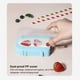 thumbnail image 2 of Inteprter Moldes de helado con tapa DIY plástico verano congelación glaseado comida molde apilable a prueba de polvo lavable refrigerador Type3 NO3, 2 of 6