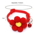 thumbnail image 5 of Flower Dog Collar Breathable Pet Supplies Floral Dog Collar with Bell for Dog, 5 of 7