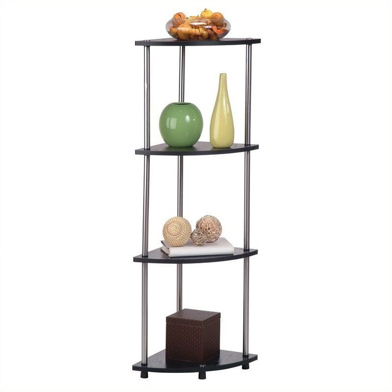 Convenience Concepts Designs2Go No Tools 4 Tier Corner 