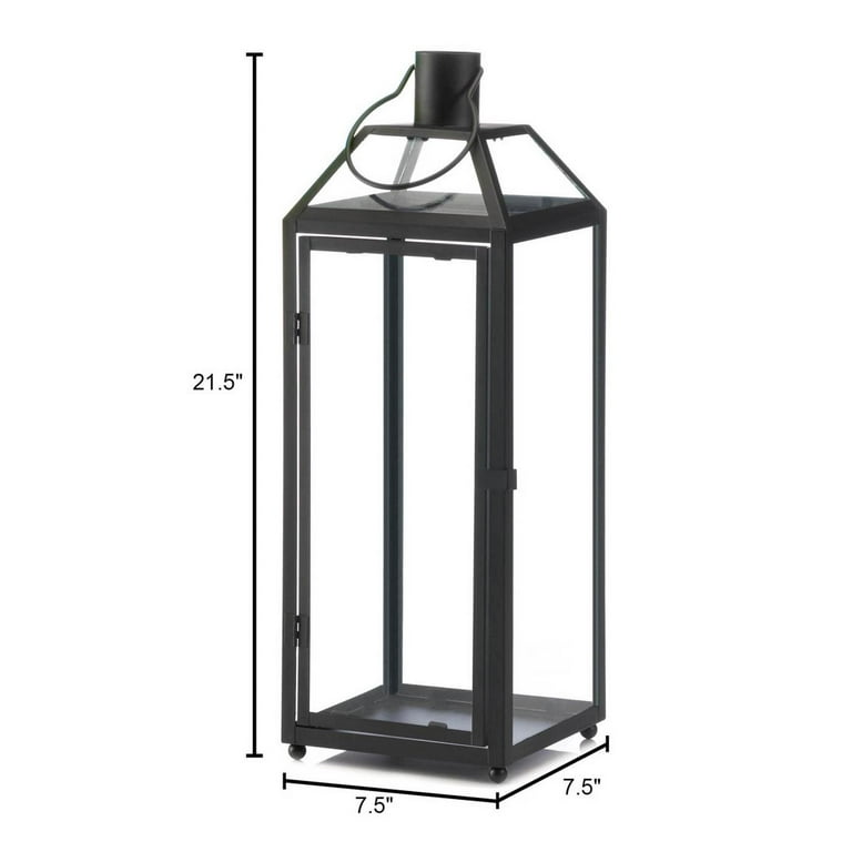 MIDTOWN LARGE BLACK LANTERN MIDTOWN LARGE BLACK LANTERN