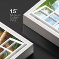 thumbnail image 4 of wall26 Canvas Print Wall Art Window View of Tropical Palm Tree &amp; Beach Nature Wilderness Photography Realism Rustic Landscape Colorful Multicolor Ultra for Living Room, Bedroom, Office - 32", 4 of 5