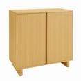 thumbnail image 3 of Better Homes & Gardens Lillian Fluted Bar Cabinet with Storage, Natural Pine Finish, 3 of 6