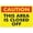 Warning Sign 4, variant on Caution This Area is Closed Off Reflective Aluminum Warning Sign 12 x 8 Inches - with Symbol, Weatherproof Signage for Indoor Outdoor Restricted Areas