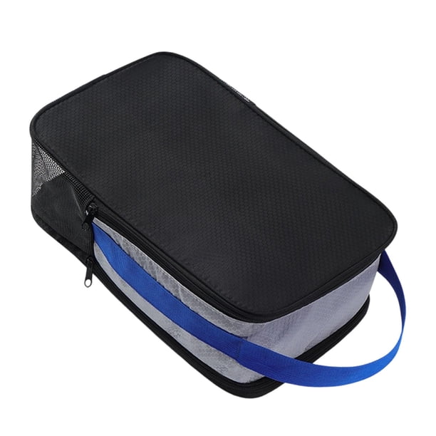 Bolsa de viaje para zapatos, ligera, para gimnasio, camping, viajes de negocios. azul