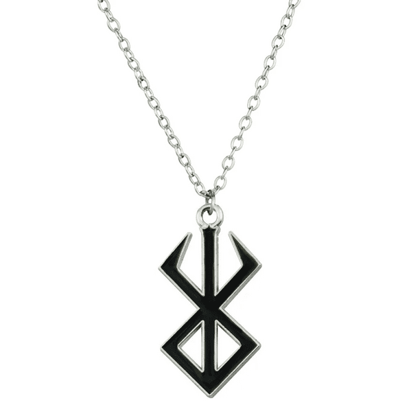 Colgante de collar de Berserk con diseño de guerrero legendario de Gundam de Anime Weekly, cadena de caballero ardiente