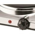 thumbnail image 6 of Brentwood TS-372 Electric Double Hot Plate 1440-Watt, Pack of 1, Silver, 6 of 7