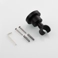 thumbnail image 3 of nipocaio Porte- Pommeau de Douche Noir Support de Douche en Acier Inoxydable Support de Douche Universel à 360 ° Support de Douche Réglable, 5 * 5 * 7,8 Cm, 3 of 5