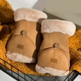 thumbnail image 3 of yingyy Cozy For 2 Winter Faux Flip Colors Warm With Mittens For Women Gloves Mittens Trendy Pairs Mittens For Weather Black, 3 of 6