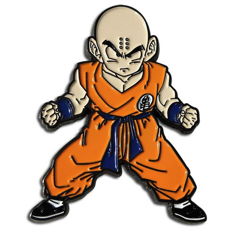 Pin Dragon Ball Z Krillin 2'' Pin New ge50390