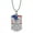 Silver Color, variant on Hip Hop Bling Iced Out 14K Yellow Gold American Flag Eagle Square Golden Silver Color Pendants Necklace for Men Rapper Jewelry