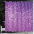 thumbnail image 3 of Ambesonne Geometric Shower Curtain, Dot Tiles Shape Print, 69"Wx70"L, Blue Violet, 3 of 4
