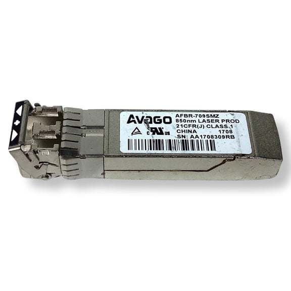 Pre-Owned Broadcom Avago AFBR-709SMZ 10Gb SFP+ Optical Transceiver Module