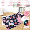thumbnail image 6 of Toddler Nap Mat with Pillow and Plush Blanket, Kids Sleeping Bags for Preschool Daycare, Slumber Bags for Girls Boys Ages 3-7 Years, 55'' x 23'', Floral, 6 of 7