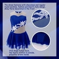 thumbnail image 5 of YEAHDOR Kids Girls Sleeveless Sequins Floral Ballet Skirted Leotard Figure Ice Skating Dress Costume, 5 of 7