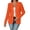 Orange, variant on Cardigan Sweaters For Women Autumn Solid Color Hollow Loose Casual Cardigan With Pocket Long Sleeved Bubble Wrinkles Blending Coats Outerwear Jackets 1Pc Orange 3Xl Sweaters For Women
