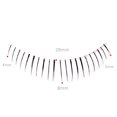 thumbnail image 3 of 3 Pairs Thin Fake Eyelashes Natural Look Eyelash Extension Non-Crossed Cuttable Lashes Light Stage Eye Makeup New, 3 of 7