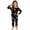 H257 Black, variant on SJLDQY Girls Halloween Pajama Sets Long Sleeve Ghost Pumpkin Shirts Pants 2 Piece Pj Sets Fall Winter Sleepwear Cozy Comfy Loungewear Sets for Girls