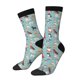 thumbnail image 1 of Balery Animal Dog Calcetas Largas con Estampado para Hombre y Mujer – Suaves y Transpirables, Talla Única (US 5-11), 1 of 6